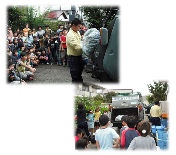 子ども達の見学